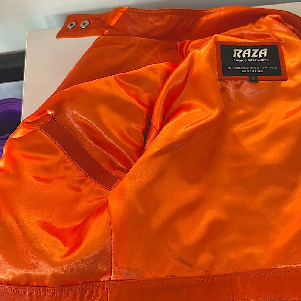 NWOT!! Cropped Leather Moto Jacket!!! - Picture 7 of 7